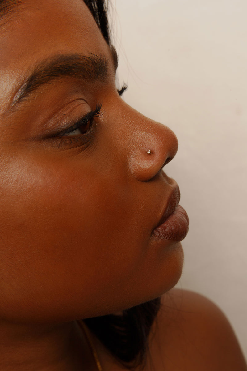Precious Diamond Nose Stud -  from STELLAR 79 - Shop now at stellar79.com 