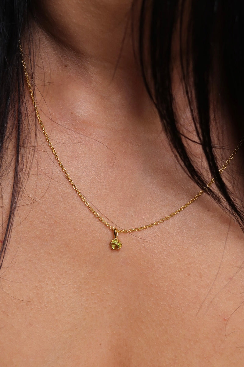 Precious Peridot Necklace - August - NECKLACES from STELLAR 79 - Shop now at stellar79.com 
