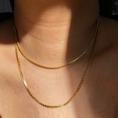 'X' Box Chain 2 - Necklaces from STELLAR 79 - Shop now at stellar79.com 