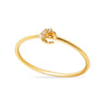 PHOEBE CRESCENT MOON RING WITH WHITE ZIRCON IN 9 KARAT SOLID GOLD - RINGS from STELLAR 79 - Shop now at stellar79.com 