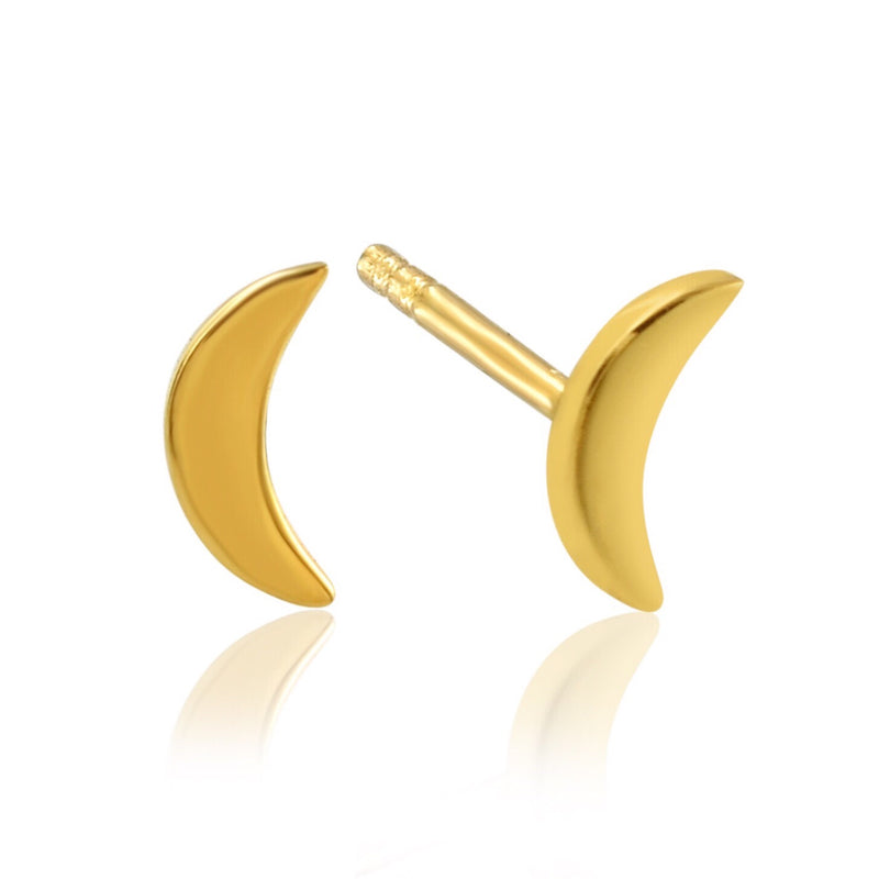 Lune Studs - EARRINGS from STELLAR 79 - Shop now at stellar79.com 