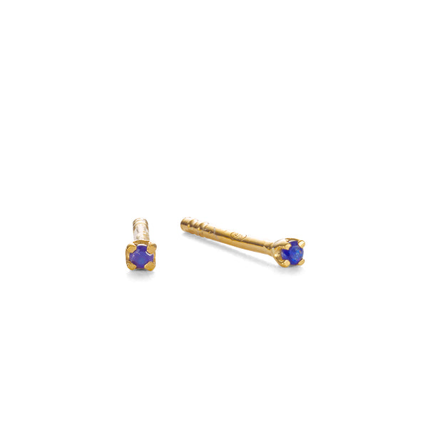 Precious Sapphire Studs - EARRINGS from STELLAR 79 - Shop now at stellar79.com 